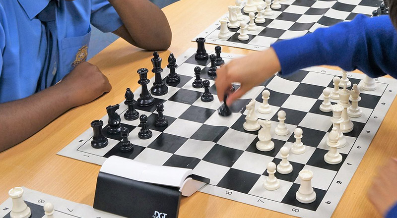 Patrician Brothers Catholic College Blacktown students playing chess