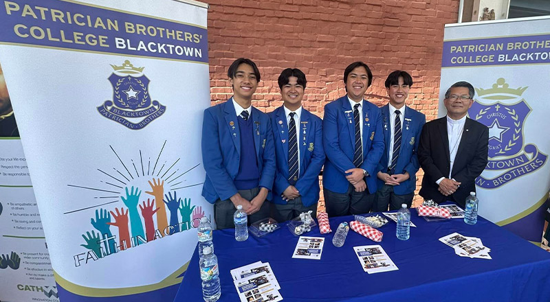 Patrician Brothers Catholic College Blacktown students participating in social justice