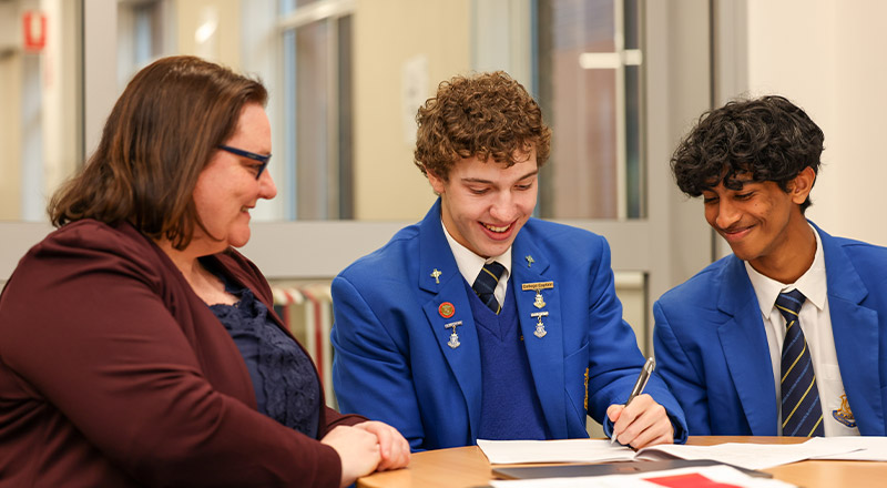 Patrician Brothers Catholic College Blacktown dedicated teacher and students