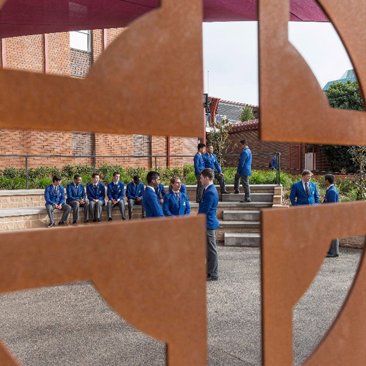 Patrician Brothers Catholic College Blacktown students on campus