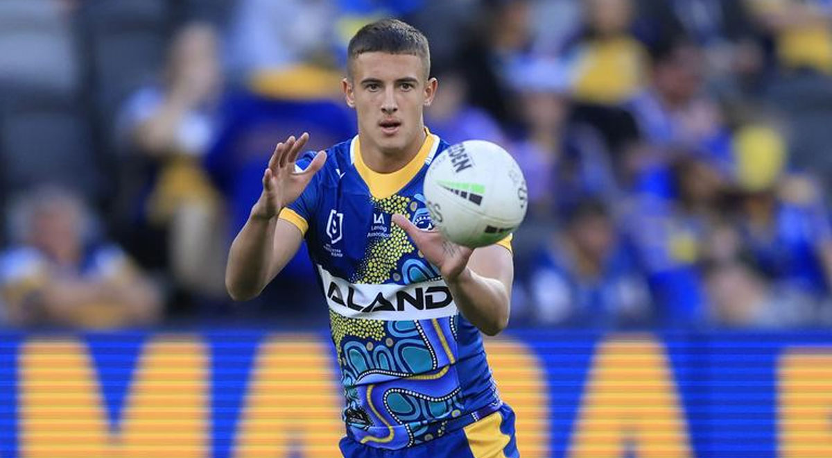 Jake Arthur, halfback for Parramatta Eels.
